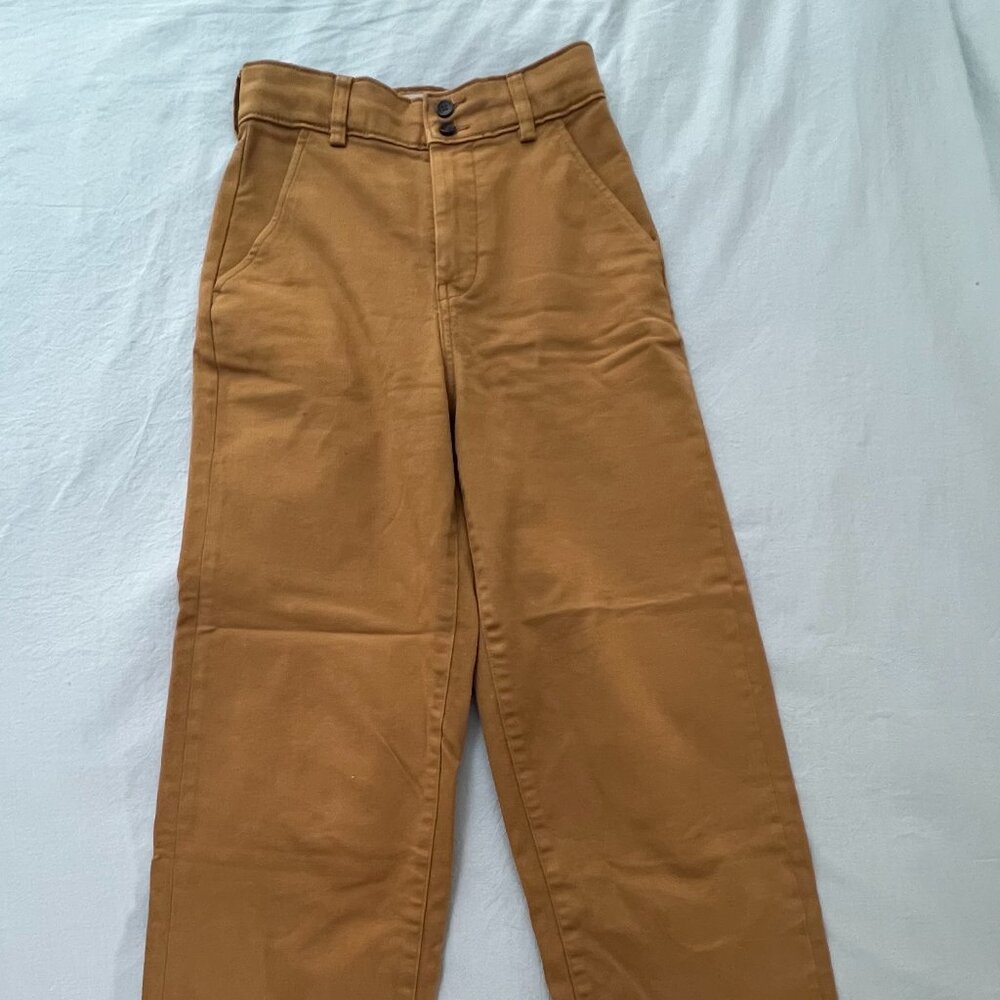 Everlane Twill Wide Leg Pants size 0